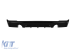 Difuzor tip M Performance Design Design potrivit pentru bara spate M Technik pe BMW Seria 2 F22 coupe, F23 cabrio după 2013 -o---o-, lac negru Performance AutoTuning