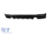 Difuzor tip M Performance Design Design potrivit pentru bara spate M Technik pe BMW Seria 2 F22 coupe, F23 cabrio după 2013 -o---o-, lac negru Performance AutoTuning