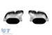 Set A Design tevi de evacuare cromate tip E63 GT potrivite pentru Mercedes E-Class W213 sedan, S213 break 2016-2022 Performance AutoTuning