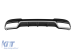 Difuzor tip E63 cu capete cromate potrivit pentru bara spate A Design pentru Mercedes E-Class W212 sedan, S212 break 2014-2016 -oo--oo-, cu garnitură cromată Performance AutoTuning