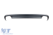 Difuzor tip S6 cu capete cromate potrivit pentru bara spate standard pentru Audi A6 sedan, break 2012-2015 -oo--oo- Performance AutoTuning