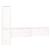 Comode TV, alb, 4 buc., lemn masiv de pin GartenMobel Dekor