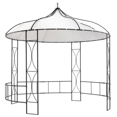 Pavilion, alb, 300 x 290 cm, rotund GartenMobel Dekor