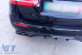 Difuzor tip E63 cu capete negre potrivit pentru bara spate standard a Mercedes E-Class W213 după 2016 -oo--oo-, garnitură neagră Performance AutoTuning