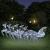 Decor de Crăciun cu reni și sanie, 140 LED-uri, alb, exterior GartenMobel Dekor