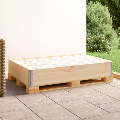 Ramă pentru paleți, 80 x 120 cm, lemn masiv de pin GartenMobel Dekor