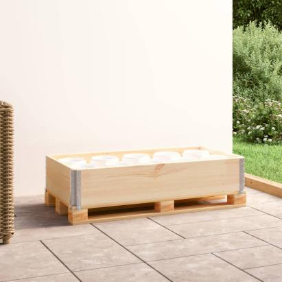 Ramă pentru paleți, 50 x 100 cm, lemn masiv de pin GartenMobel Dekor