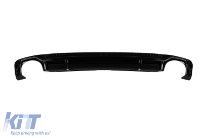 Difuzor tip RS5 potrivit pentru bara S-line din spate a Audi A5 Sportback, Coupe, Cabrio 2016-2020 -O--O- Performance AutoTuning