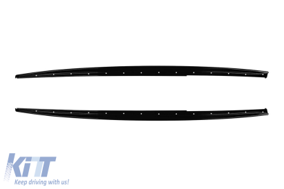 M Performance Design Design benzi de finisare potrivite pentru pragurile M pe BMW Seria 3 F30 sedan, F31 touring 2011-2019, lac negru Performance AutoTuning