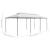 Pavilion, alb, 600 x 298 x 270 cm, 180g/m² GartenMobel Dekor