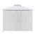 Pavilion cu perdele, alb, 600 x 298 x 270 cm, 180g/m² GartenMobel Dekor