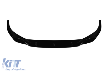 Spoiler M760 potrivit pentru bara de protecție frontală M a BMW Seria 7 G11, G12 2019-2021, lac negru Performance AutoTuning