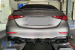 Difuzor tip C63 cu capace negre potrivit pentru bara spate A Design la Mercedes C-Class W206 după 2021, -oo--oo-, lac negru Performance AutoTuning
