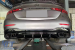 Difuzor tip C63 cu capace negre potrivit pentru bara spate A Design la Mercedes C-Class W206 după 2021, -oo--oo-, lac negru Performance AutoTuning