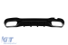 Difuzor tip C63 cu capace negre potrivit pentru bara spate A Design la Mercedes C-Class W206 după 2021, -oo--oo-, lac negru Performance AutoTuning