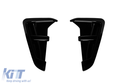 Set de praguri laterale potrivit pentru BMW X4M G02 2018-2022, lac negru Performance AutoTuning