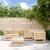 Set mobilier relaxare de grădină & perne 6 piese lemn masiv pin GartenMobel Dekor