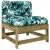 Set mobilier de grădină cu perne, 6 piese, lemn de pin tratat GartenMobel Dekor