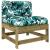 Set mobilier de grădină cu perne, 5 piese, lemn de pin tratat GartenMobel Dekor