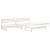 Set mobilier de grădină cu perne, 4 piese, alb, lemn masiv GartenMobel Dekor