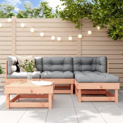 Set mobilier relaxare de grădină, 5 piese, lemn masiv douglas GartenMobel Dekor