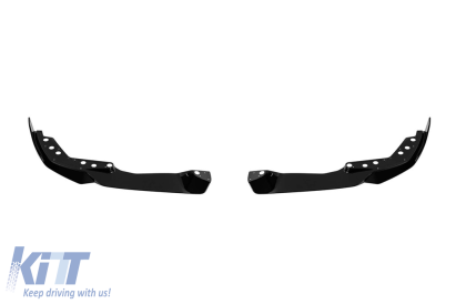 Spoiler M Performance Design Design potrivit pentru bara frontală M a BMW Seria 3 G20, G21 după 2022, lac negru Performance AutoTuning