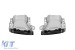 Set de terminații de evacuare negre tip GLA45 potrivite pentru Mercedes GLA X156 2013-2019 Performance AutoTuning