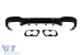 Difuzor tip 43 potrivit pentru bara din spate A Design line, GLC63, GLC43 a Mercedes GLC SUV X253 2015-2022 -oo--oo-, cu garnitură de lac negru Performance AutoTuning