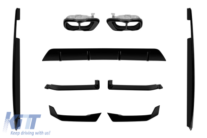 Pachet Aero tip M Performance Design Design potrivit pentru BMW X6 G06 după 2023 pentru barele M-technik, lac negru Performance AutoTuning