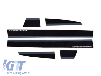 Autocolante M Performance Design Design potrivite pentru praguri M la BMW Seria 3 G20 sedan, G21 break după 2019 Performance AutoTuning