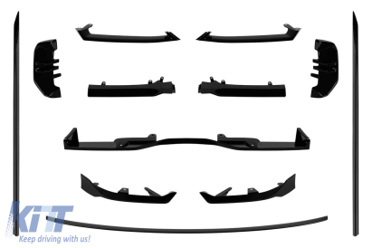 Pachet Aero tip M Performance Design Design potrivit pentru BMW Seria 5 G60 sedan după 2023, lac negru Performance AutoTuning