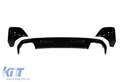 Difuzor tip 430i MP Competition potrivit pentru bara din spate M tech a BMW Seria 4 G26 după 2021 -o---o-, lac negru Performance AutoTuning