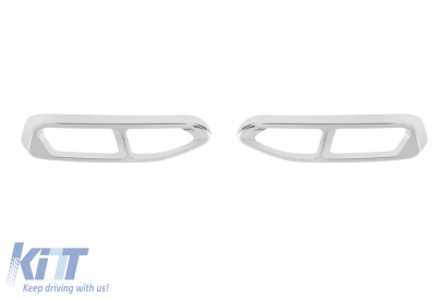 Set de capace cromate pentru duze tip 760 potrivite pentru bara M la BMW Seria 7 G11, G12 2015-2018 Performance AutoTuning