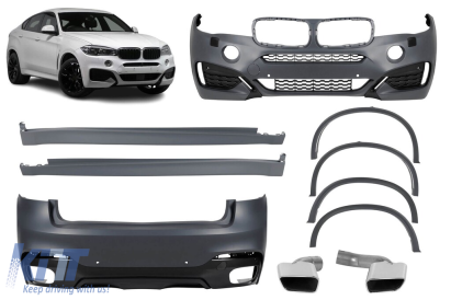 Pachet de tuning M tech potrivit pentru BMW X6 F16 2014-2019 Performance AutoTuning