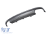 Difuzor tip S7 cu capete negre potrivit pentru bara spate standard a Audi A7 2010-2015 -oo--oo- Performance AutoTuning
