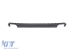 Difuzor tip S7 cu capete negre potrivit pentru bara spate standard a Audi A7 2010-2015 -oo--oo- Performance AutoTuning