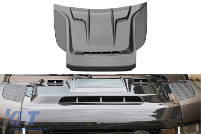 Capotă frontală din carbon potrivită pentru Land Rover Defender după 2020 Performance AutoTuning