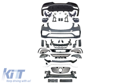 Pachet de tuning tip 63 potrivit pentru Mercedes GLE Coupe C292 2016-2019, pentru modelul echipat cu bara spate A Design Line Performance AutoTuning