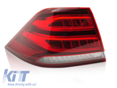 Stop LED stâng potrivit pentru Mercedes GLE W166 2015-2019, roșu Performance AutoTuning