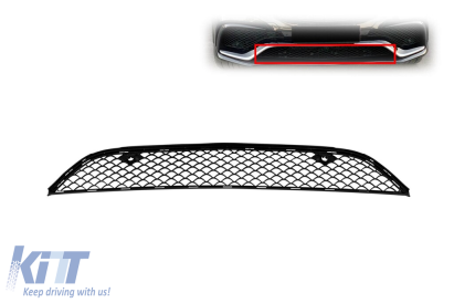 Grilă centrală potrivită pentru bara de protecție frontală A Design a Mercedes GLE Coupe C292 2015-2019 Performance AutoTuning