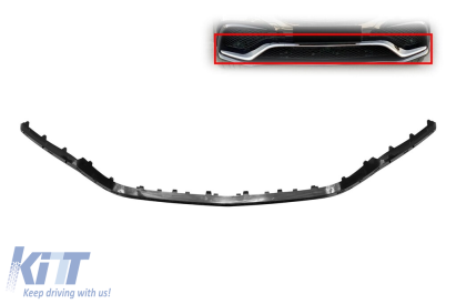 Spoiler potrivit pentru bara de protecție frontală A Design pe Mercedes GLE Coupe C292 2015-2019 Performance AutoTuning
