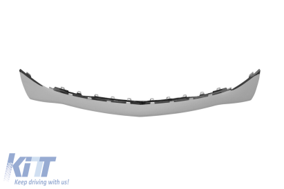 Spoiler cromat potrivit pentru bara de protecție frontală A Design tip S63/S65 pentru Mercedes Clasa S W222 2013-2017 Performance AutoTuning