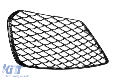 Grilaj stâng potrivit pentru bara de protecție frontală tip A Design S63 pentru Mercedes S-Class W222 2013-2017 Performance AutoTuning