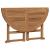 Set de mobilier de exterior pliabil, 5 piese, lemn masiv de tec GartenMobel Dekor