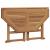 Set mobilier de exterior pliabil, 5 piese, lemn masiv de tec GartenMobel Dekor