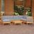 Set mobilier de grădină cu perne gri, 8 piese, lemn masiv pin GartenMobel Dekor