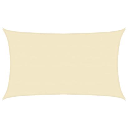Pânză parasolar, crem, 5 x 8 m, HDPE, 160 g/m² GartenMobel Dekor