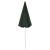 Umbrelă de soare de plajă, verde, 240 cm GartenMobel Dekor