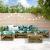 Set mobilier relaxare de grădină, 6 piese, lemn de pin tratat GartenMobel Dekor