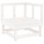 Set mobilier de grădină, 7 piese, alb, lemn masiv de pin GartenMobel Dekor